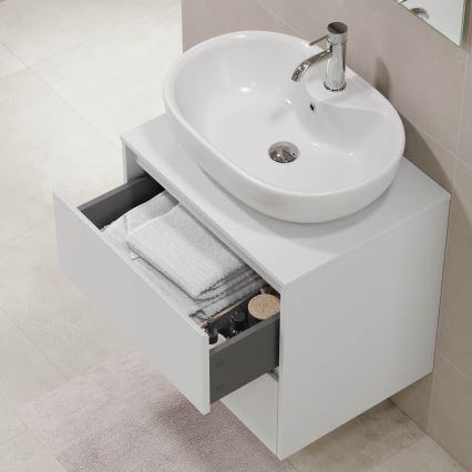 Armário de casa de banho TRONDHEIM para lavatório 60x57x46 cm branco