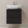 Armário de casa de banho TRONDHEIM para lavatório 60x57x46 cm preto