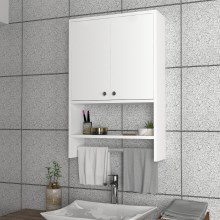 Armário de parede da casa de banho VIRA 90x59 cm branco