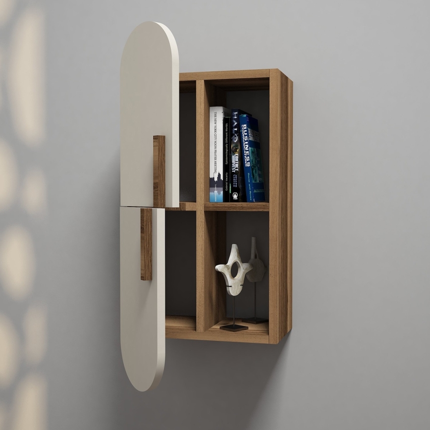 Armário de parede ROSE 60x35 cm castanho/creme