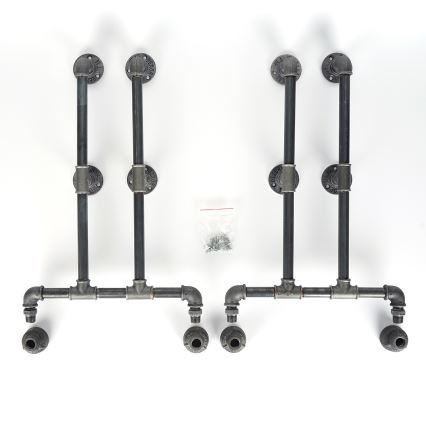 Armário de sapatos BORU 50x90 cm preto/abeto