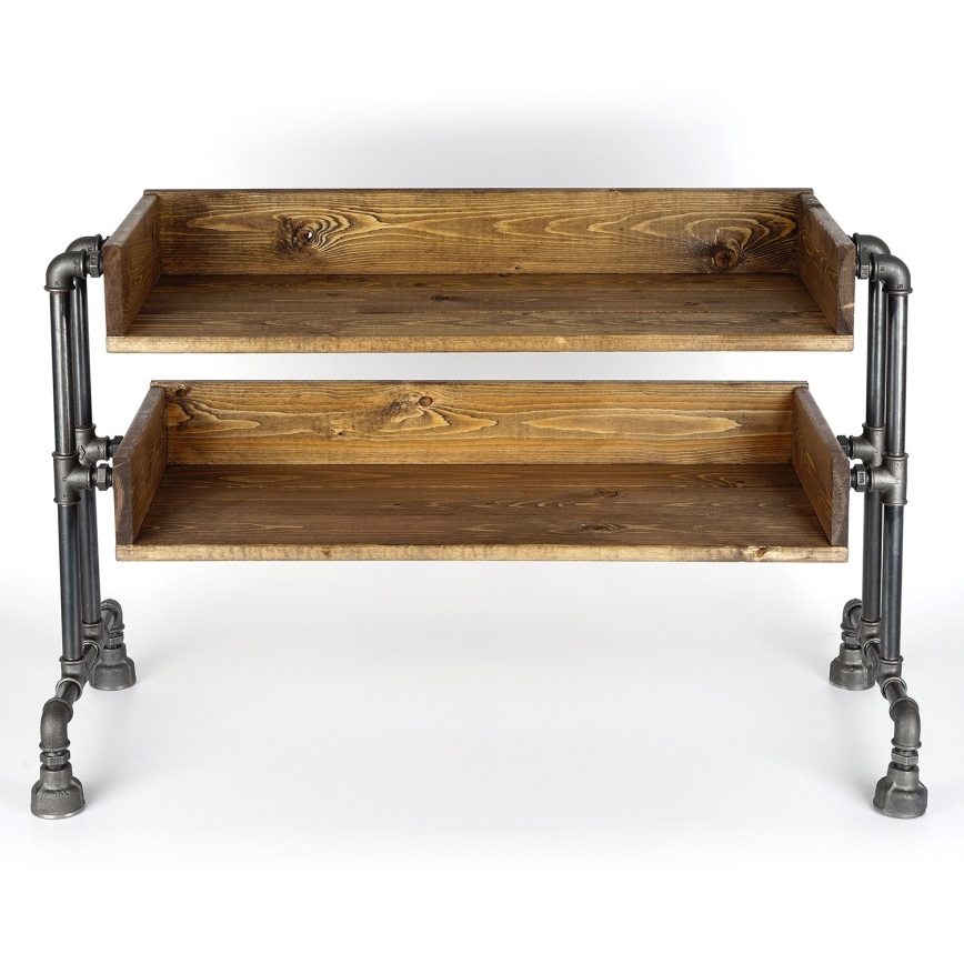 Armário de sapatos BORU 50x90 cm preto/abeto