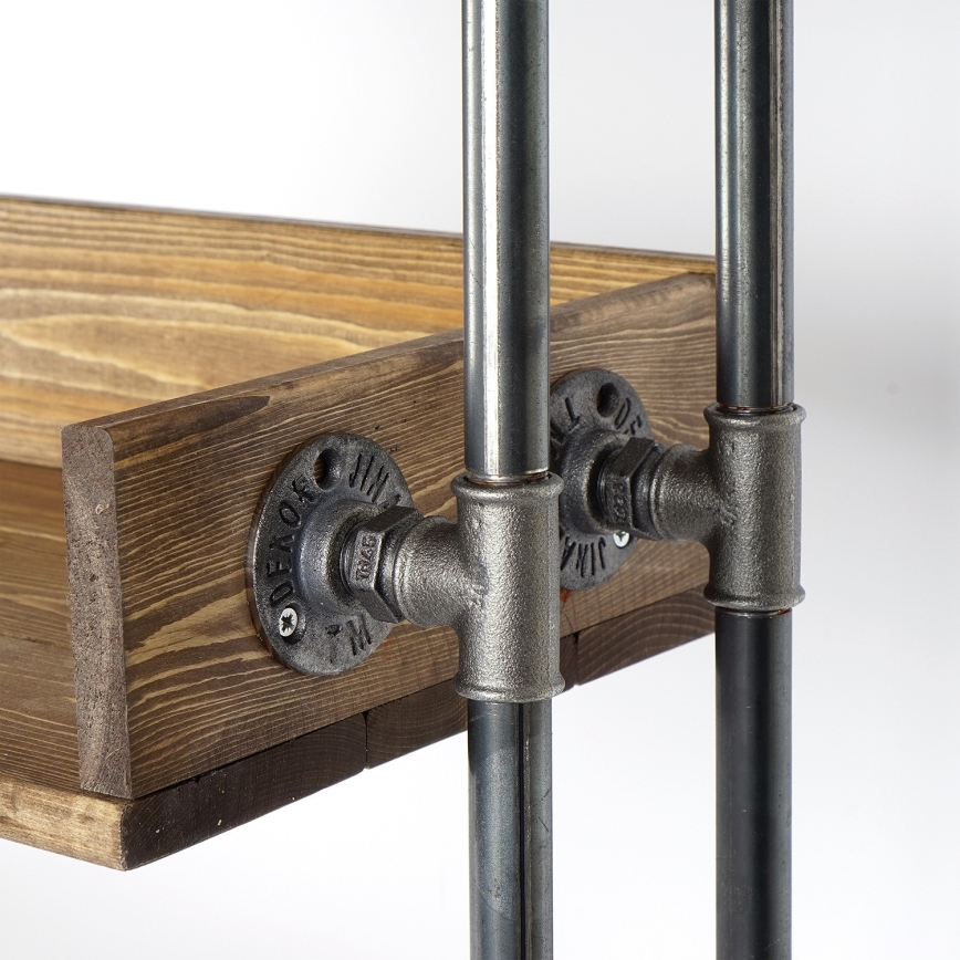 Armário de sapatos BORU 50x90 cm preto/abeto