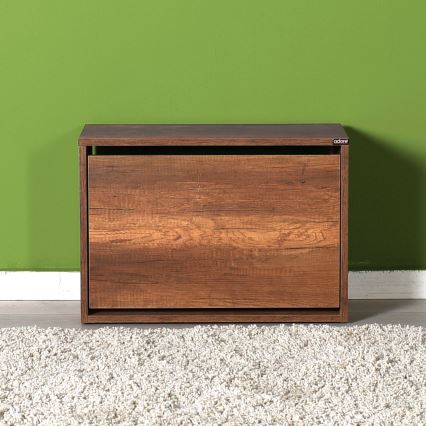 Armário de sapatos OSLO 42x60 cm castanho