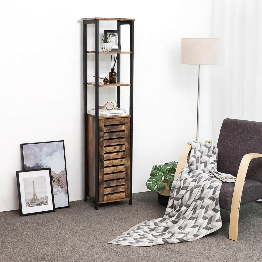 Armário FIRA castanho/preto