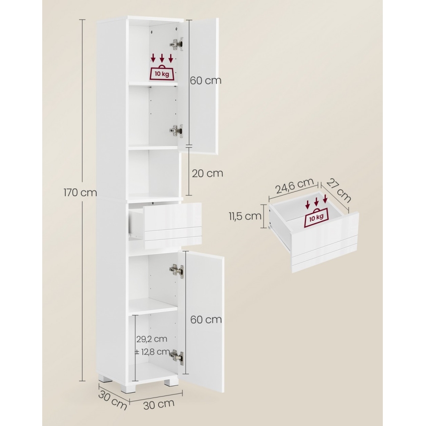 Armário KATY branco