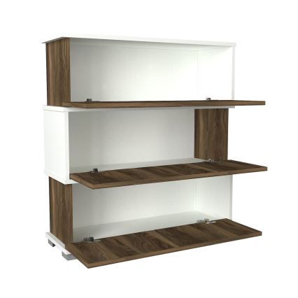 Armário NAPOLYON 93x90 cm branco/castanho