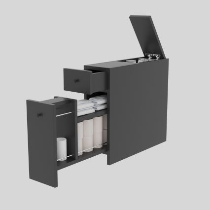 Armário para casa de banho CALENCIA 55x60 cm antracite