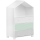 Armário para criança MIRUM 126x80 cm branco/cinzento/verde