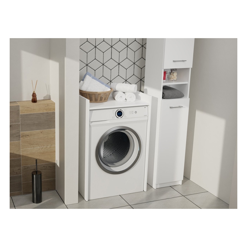 Armário para máquina de lavar POLA 98x64 cm branco