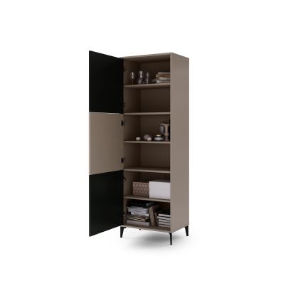 Armário RONJA taupe/preto