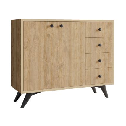 Armário WAGA 82x100 cm castanho