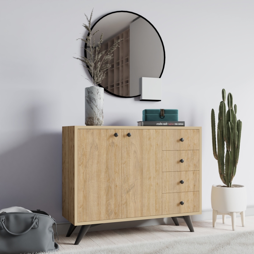 Armário WAGA 82x100 cm castanho