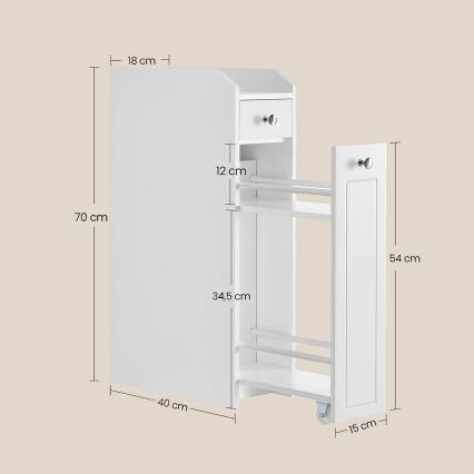 Armário ZURI branco