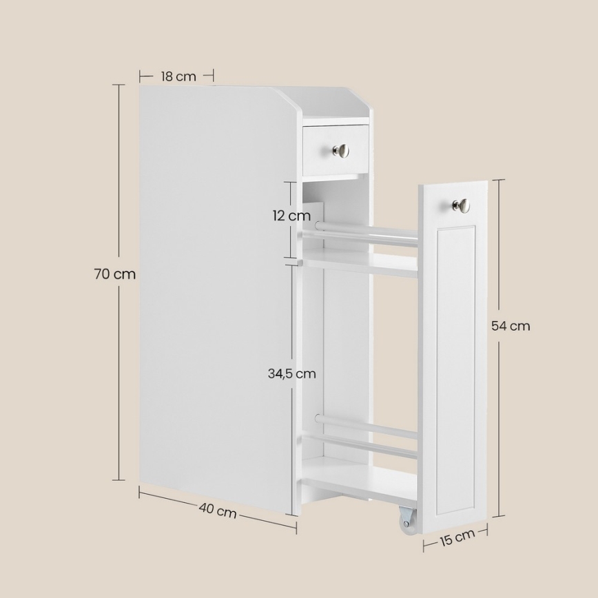 Armário ZURI branco