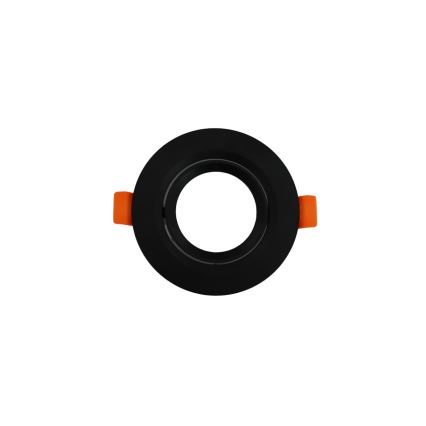 Aro para luminária de embutir GU10, Ø 9 cm, preto