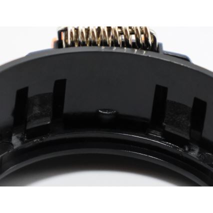 Aro para luminária de embutir GU10, Ø 9 cm, preto