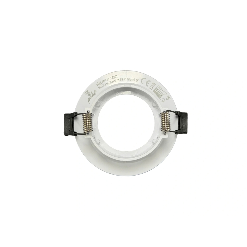 Aro para luminária embutida GU10 Ø 8,6 cm, branco
