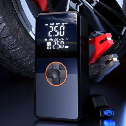 Arrancador portátil com compressor 8000 mAh