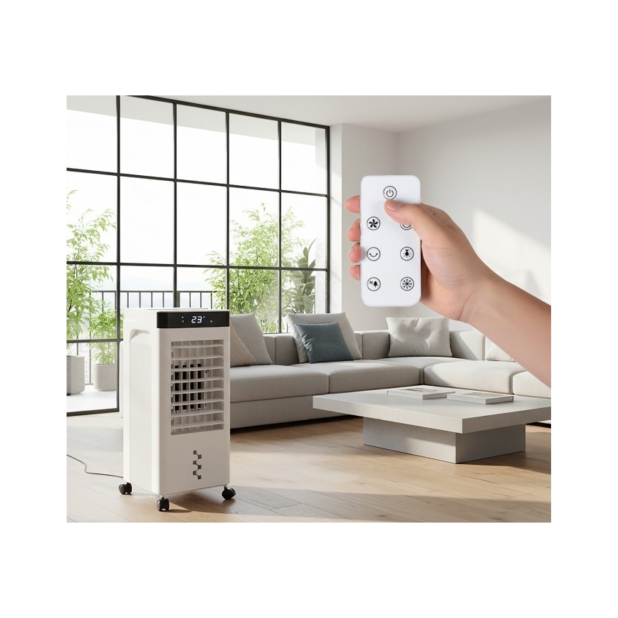 Arrefecedor de ar portátil VIENTO COOL 65W/230V branco + controlo remoto