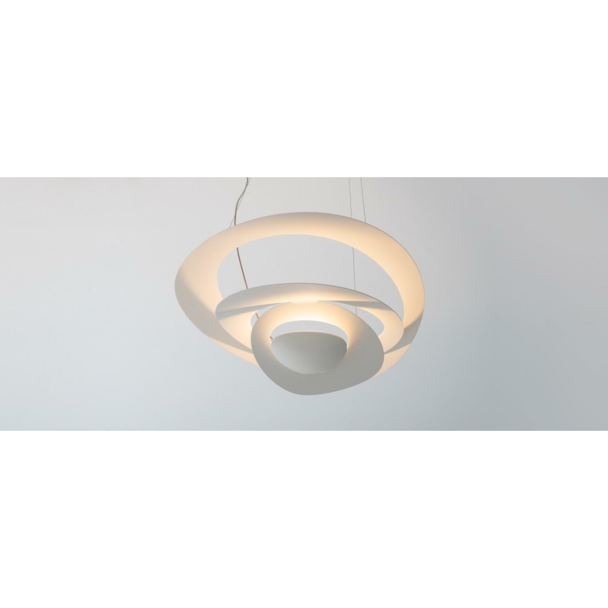 Artemide 1239010A - Candeeiro suspenso PIRCE 1xR7s/11W/230V 97 cm branco