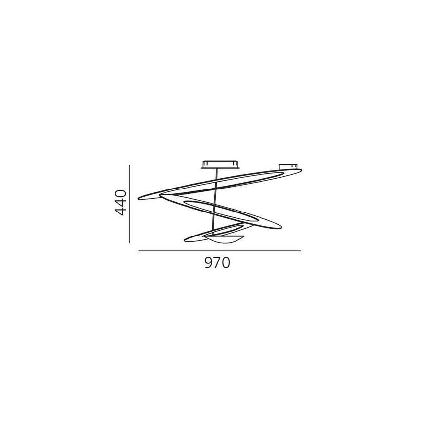 Artemide 1242010A - Iluminação de teto PIRCE 1xR7s/11W/230V branco