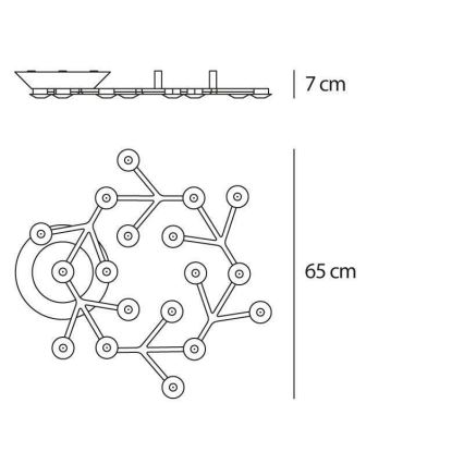 Artemide 1594050APP - Iluminação de teto LED com regulação NET LED/43W/230V 3000K