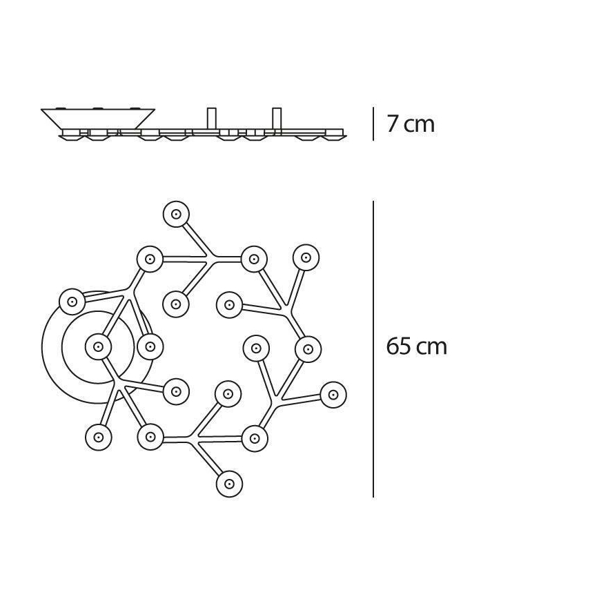 Artemide 1594050APP - Iluminação de teto LED com regulação NET LED/43W/230V 3000K