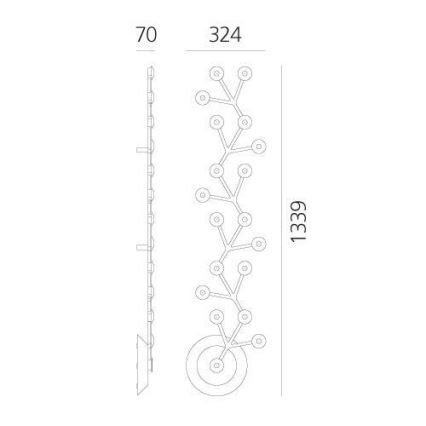 Artemide 1596050APP - Iluminação de teto LED com regulação NET LED/45W/230V 3000K