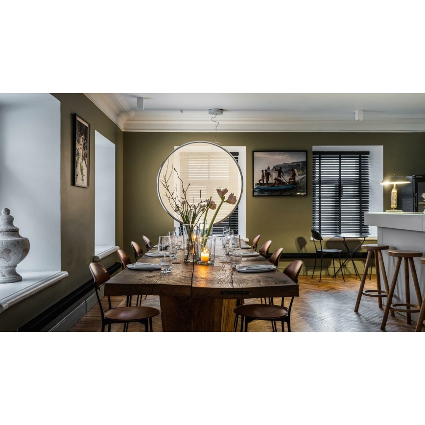 Artemide 1994310APP - Candeeiro suspenso LED RGBW com regulação DISCOVERY LED/79W/230V 2700-6500K antracite