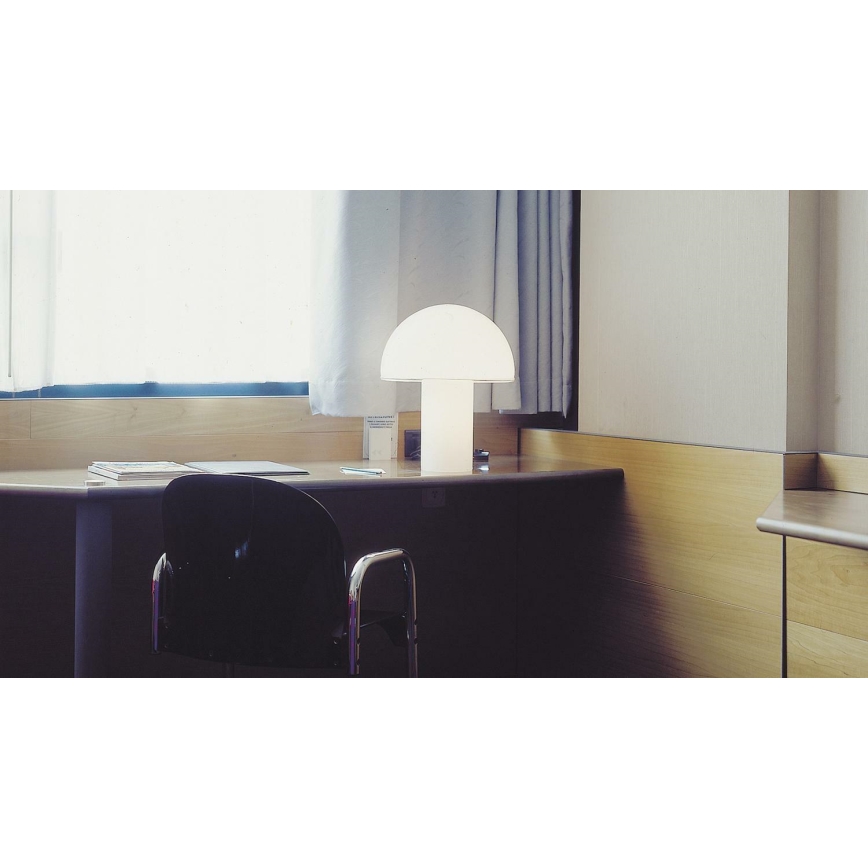 Artemide A006300 - Candeeiro de mesa ONFALE 1xE14/5W/230V + 1xE27/13W branco