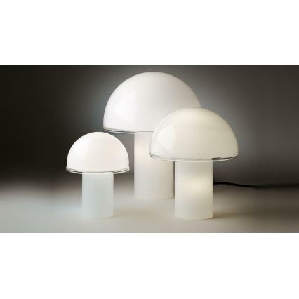 Artemide A006300 - Candeeiro de mesa ONFALE 1xE14/5W/230V + 1xE27/13W branco