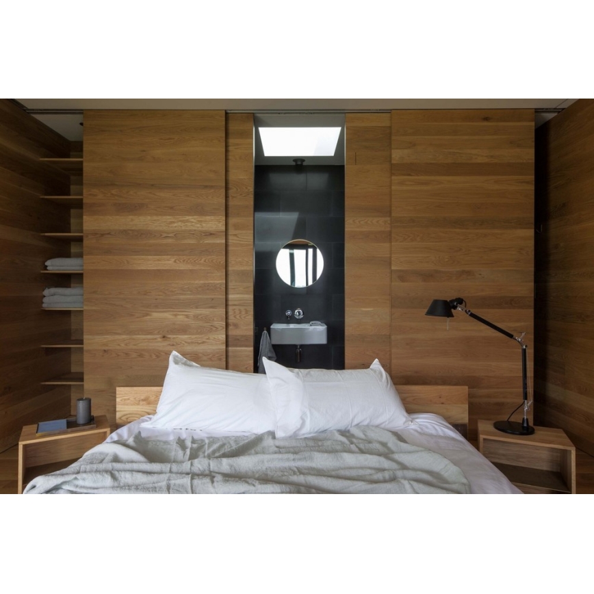 Artemide AR A005940+AR A00861 KOMPLET - Candeeiro de mesa TOLOMEO MINI 1xE27/70W/230V