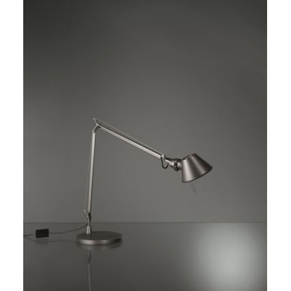 Artemide AR A015100+AR A003900 KOMPLET - Candeeiro de mesa LED com regulação TOLOMEO MIDI 1xLED/9W/230V
