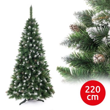 Árvore de Natal CRISTAL SILVER 220 cm pinho