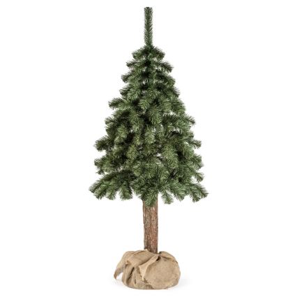 Árvore de Natal num tronco NATURAL 180 cm abeto