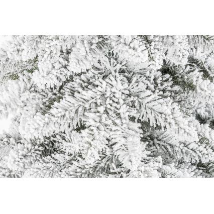 Árvore de Natal num tronco NATURAL WITH SNOW 180 cm abeto