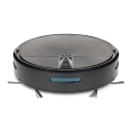 Aspirador robô inteligente com função de mop SmartLife 2600 mAh Wi‑Fi Tuya preto + controlo remoto