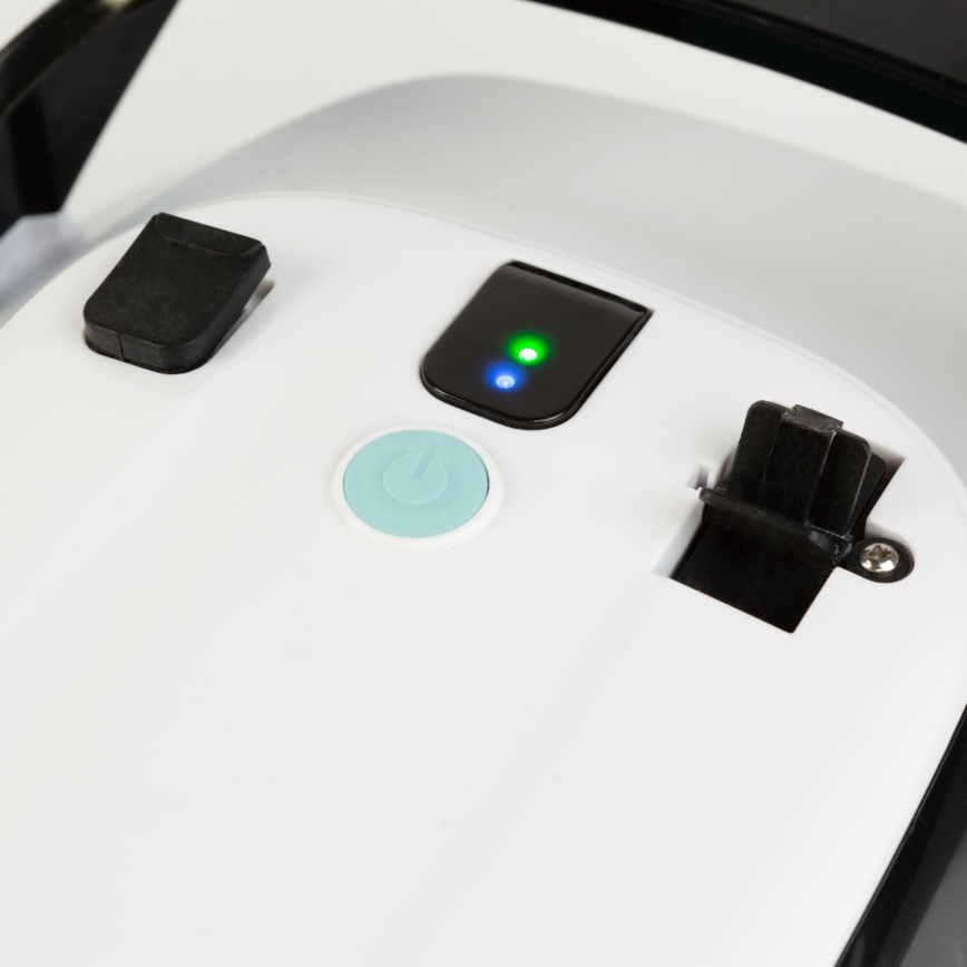 Aspirador robótico de piscinas para superfícies horizontais 40W/12,6V 6000 mAh IPX8 branco