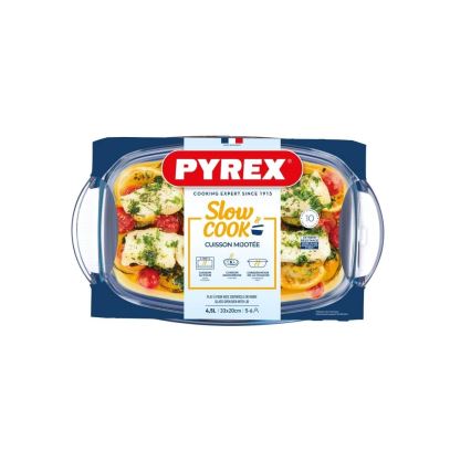 Assadeira com tampa PYREX 4,5 l