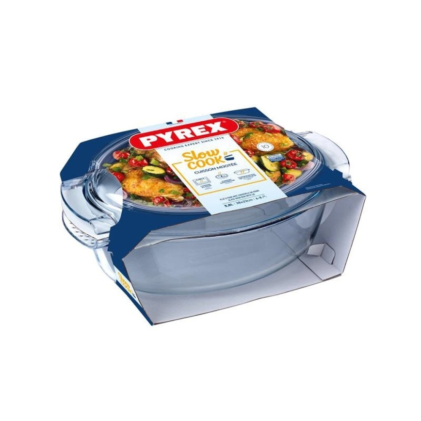 Assadeira PYREX com tampa 5,8 l