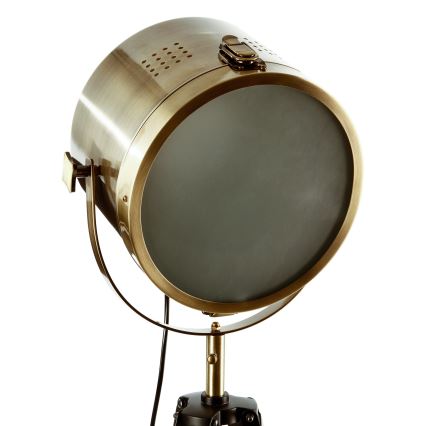 Atmosphera - Candeeiro de chão EBOR 1xE27/25W/230V pinho/latão