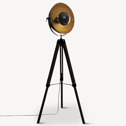 Atmosphera - Candeeiro de chão LAHTI 1xE27/25W/230V paulownia