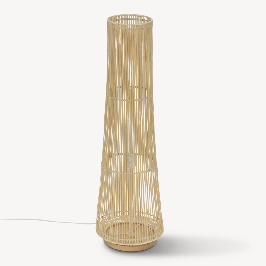 Atmosphera - Candeeiro de chão MAHE 1xE27/40W/230V bambu