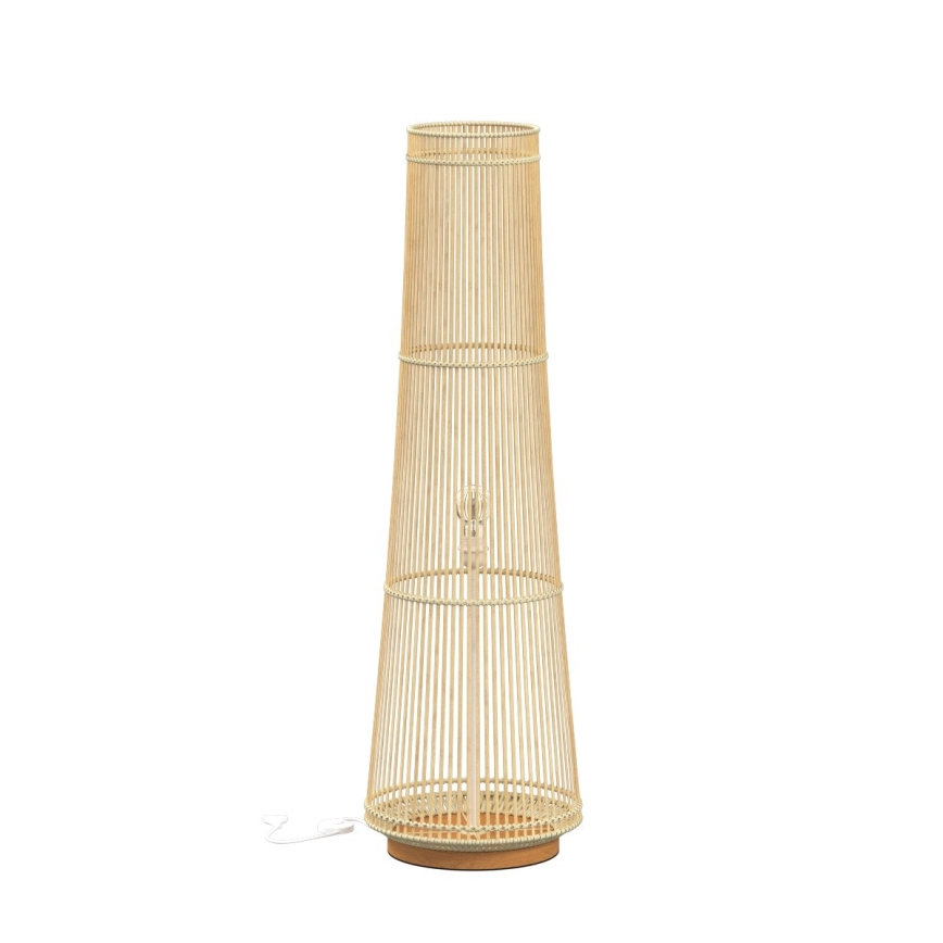 Atmosphera - Candeeiro de chão MAHE 1xE27/40W/230V bambu