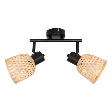 Atmosphera - Candeeiro de focos LIO 2xE14/25W/230V em bambu