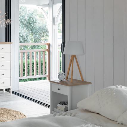 Atmosphera - Candeeiro de mesa BAHI 1xE14/40W/230V bambu