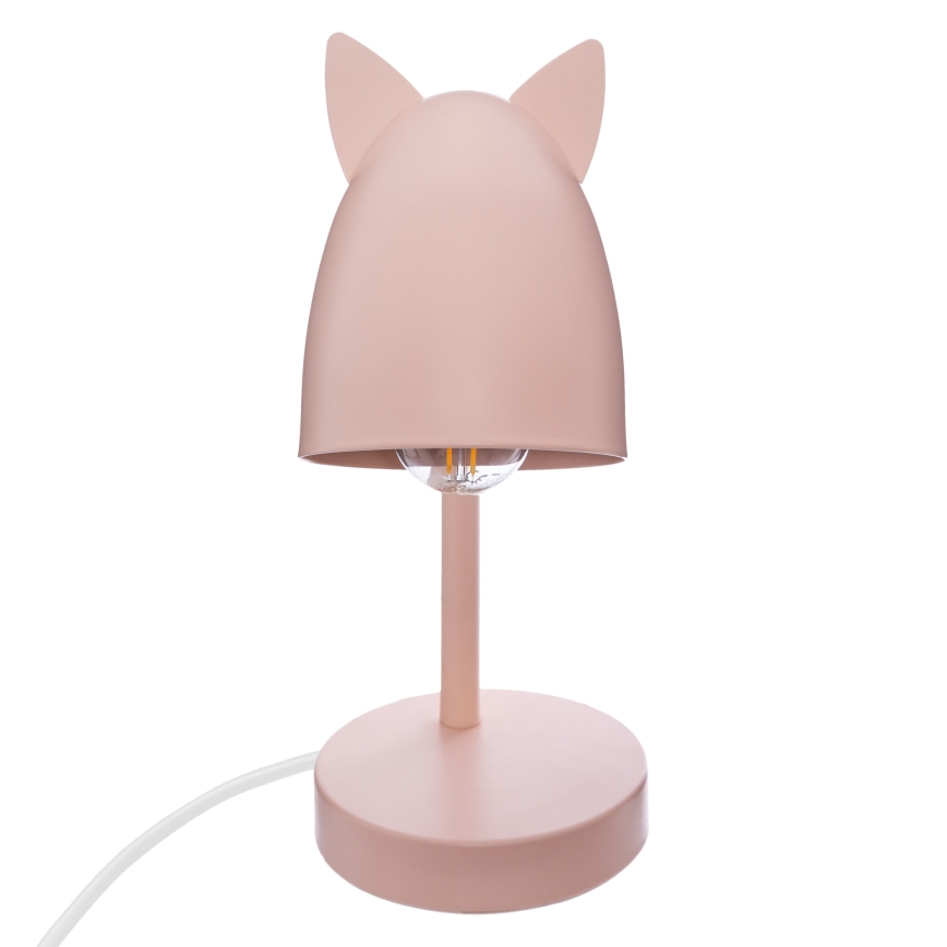 Atmosphera - Candeeiro de mesa infantil OREILLES 1xE14/40W/230V rosa