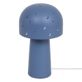 Atmosphera - Candeeiro de mesa infantil STARRY MUSHROOM 1xE14/25W/230V azul