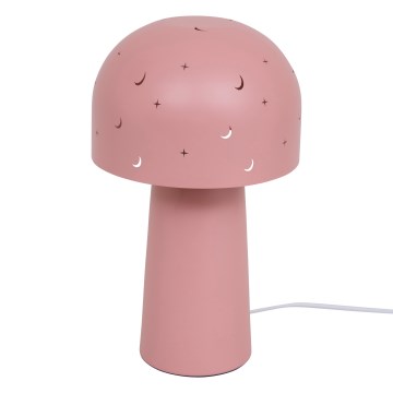 Atmosphera - Candeeiro de mesa infantil STARRY MUSHROOM 1xE14/25W/230V rosa